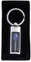 KEYRING SUBARU KEYRING CHROME RECTANGEL