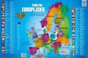 EUROPE MAP Podložka na stôl 550x365 mm na štúdium