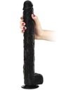 FLESTY DLHÝ PENIS 42 cm VEĽKÝ DILDO S PRÍSAVKOU