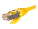 NETRACK BZPAT5FY Netrack RJ45 patch kábel, kryt