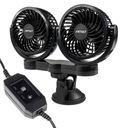 DVOJITÝ TURBO ventilátor do auta 12V 2x4