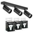 SET Halogénové svietidlo stropné svietidlo + GU10 LED 7W