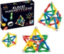 MAGNETICKÉ BLOKY, STAVEBNÉ GULE, MAGNET, 63 ks