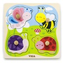 VIGA Wooden Pin Puzzle Hmyz