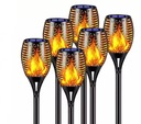 6 x LED solárna baterka FIRE FLAME 50CM