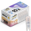 10x G9 SMD 3W mini stmievateľná LED žiarovka 230V