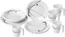 JEDÁLNY SET MELAMINE BRUNNER SERENADE 16 ks.