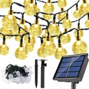 SOLÁRNE ZÁHRADNÉ LAMPY 40x LED GIRLAND BAUBLES