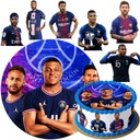 SADA TORTOVÝCH TORT Messi Neymar Mbappe + Text