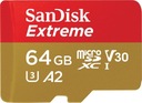 Extreme MicroSDXC 64 GB Class 10 UHSI/U3 A2 V30