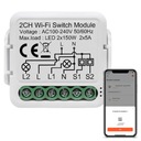 Relé Relé WiFi Switch 2CH TUYA