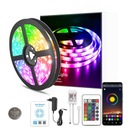 LED pásik 6M RGB 5050 WiFi APLIKÁCIA NA DIAĽKOVÉ OVLÁDANIE TUYA MUSIC SET 12V 30led/m