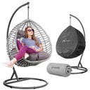 Záhradná hojdačka cocoon závesné kreslo relax+ZDARMA