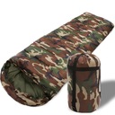 TURISTICKÝ SPACÍ VAČEK MÚMIA S KAPUČOU TEPLÝ CAMO POKRÝVEK 210x75CM