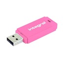 Integrovaný USB flash disk Neon 32GB USB 2.0 ružový