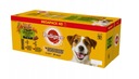 PEDIGREE mokré krmivo pre psov, mix príchutí v omáčke, vrecúška 40x100 g