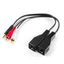 Audio adaptér 2RCA cez LAN kábel do SPA-A01 jacku