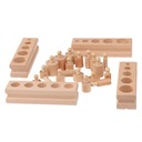 ZÁVAHY VALCE MONTESSORI PUZZLE 24 PRVKOV