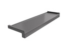 OKENNÝ PARAPET Oceľový laminát Graphite, dĺžka 160 cm