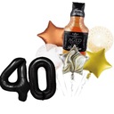 SET 40 NARODENINY Jack Daniels WHISKEY balón 100 cm