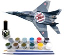 MiG-29A POĽSKO Stavebnica modelu + FARBY a LEPIDLO