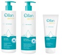 Oillan Derm+ Set balzam 400 ml + Gél 400 ml + Krém na ruky 75 ml