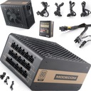 MODECOM VOLCANO 750W NAPÁJACÍ ZDROJ AKTÍVNY PFC MODULAR 80+ ZLATÝ 6xSATA