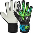 Brankárske rukavice REUSCH Attrakt Solid Starter Junior black fluo lim 5,5