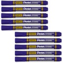 Pentel Permanent Marker Round Blue x10