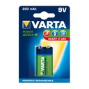 VARTA vysokonapäťové BATÉRIE 9V 200 mAh RECHARGE ACCU POWER 1 ks.