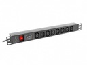 Rack PDU 19 palcový 1U 16A 8X IEC C predlžovací kábel