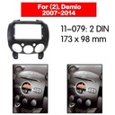 pre konzolu autorádia Mazda 2 Demio 2007-2014