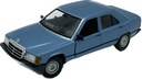 Mercedes Benz 190E W201 modrý 1:24 Bburago 21103