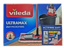 VILEDA ULTRAMAX PLOCHÝ MOP + VEDRO + ACTIFIBRE SOFT UNIVERSAL CLOT