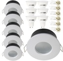 6x svietidlo Hermetické IP44 + podhľad LED GU10 5W