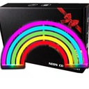 Neónové LED batérie/USB Na stenu Rainbow