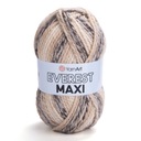 YarnArt Everest Maxi priadza 200g 134m melanžová farba 8022