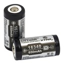 Xtar 16340 / CR123 3,7V Li-ion 650mAh batéria