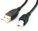 Kábel USB 2.0 typ AB AM-BM 4,5 m čierny