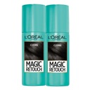 Loreal Magic Retouch Hair Spray Retušovanie korienkov čierna sada 2 ks.