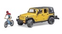 Cyklistický bicykel Bruder 02543 Jeep Wrangler Rubicon