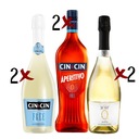 CIN CIN FREE, CIN CIN APERITIVO, LEN 0 nealko vína 6 fliaš spritz