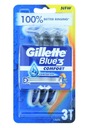 GILLETTE BLUE 3 EINWEGRASIERER COMFORT 3'S, 0,05601 KG, DO GB 3021