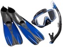 TUSA VISIO SET MASKA Snorkel FINS UF0202 44-45