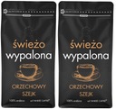 Kávové zrná 2kg, ČERSTVO PRAŽENÉ z pražiarne 100% Arabica, ORIEŠKY (2x1kg)