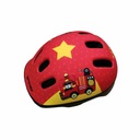 Detská cyklistická prilba M 52-56cm FUN RESCUE Guard červená 941014 SPOKEY