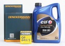 FILTRE + OLEJ ELF 5W30 RENAULT CLIO IV 1.5 DCI