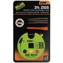 FOX EDGES ZIG READY RIGS 3 FT. - #8 3 KS