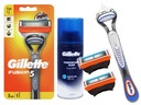 GILLETTE FUSION holiaci strojček na holenie 5 + 2 čepele + gél na holenie 75 ml