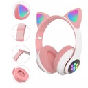 BEZDRÔTOVÉ SLÚCHADLÁ PRE DETI CAT EARS RGB